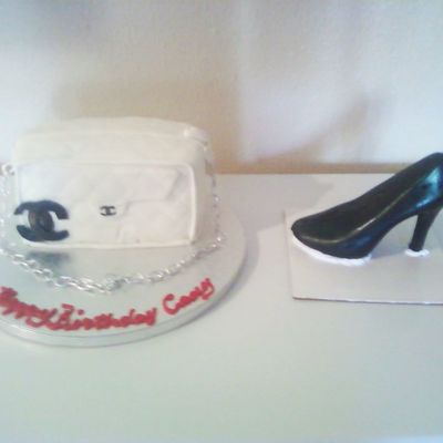 Casey's Chanel Purse Cake/ Shoe