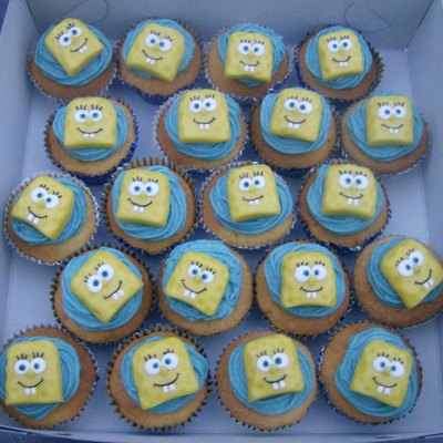 Spongebob Cupcakes