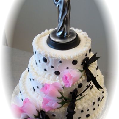 Polka Dot Wedding Cake