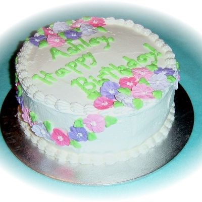 Floral Birthday Cake