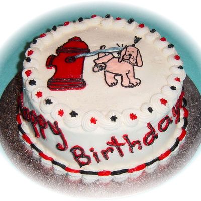 Fire Hydrant & Yellow Lab