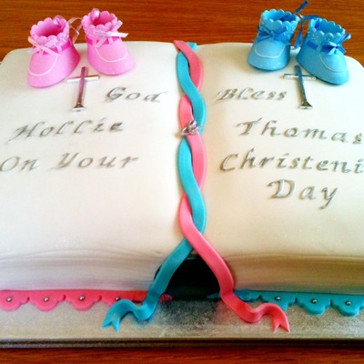 Joint Girl And Boy Christening Book