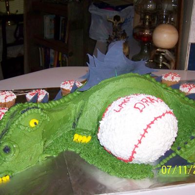 Dragons Baseball Cake