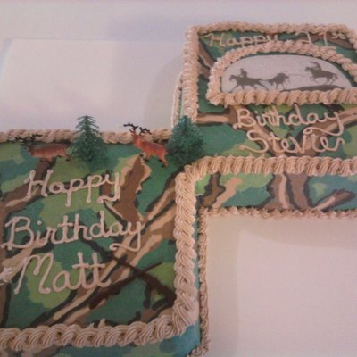 Camoflauge Cake