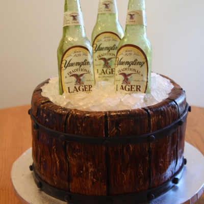 Yuengling Beer Barrel Cake