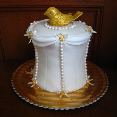 Pearl And Gold Bodice