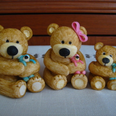 Family Of Teddy Bears