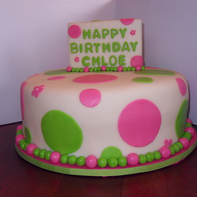 Polka Dot Cake