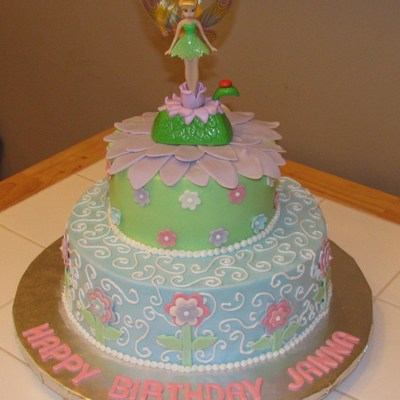 Tinkerbell Cake For 4Th Birthday
