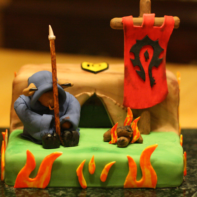 World Of Warcraft Cake