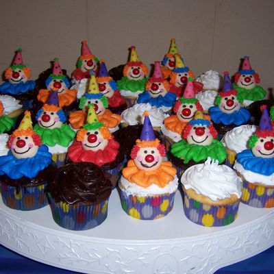 Clown Cupcakes