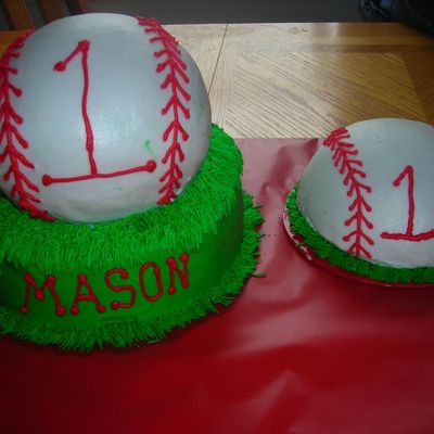 My Son's First Bithday Cake