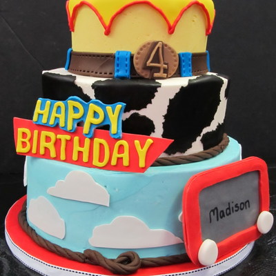 Toy Story Backdrop Cake