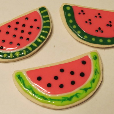 Watermelon Cookies