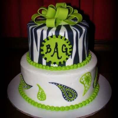 More Lime And Zebra Stripes