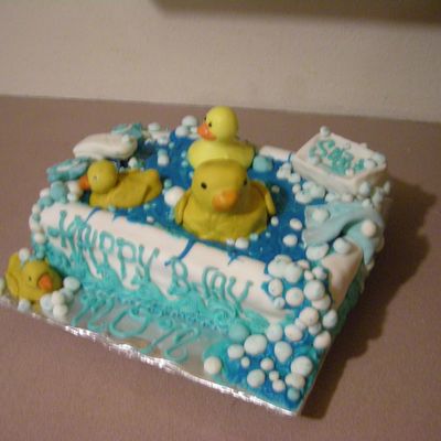 Duckies In Bathtub