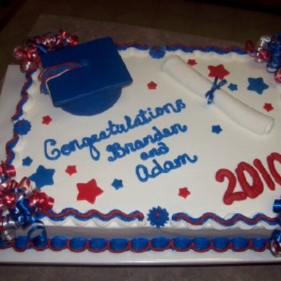 Graduation Sheet Cake