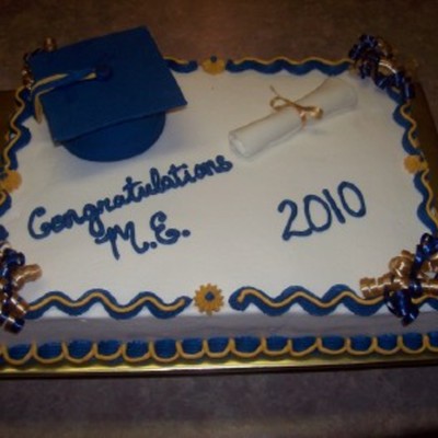 Graduation Sheet Cake