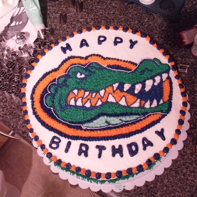 Florida Gators Birthday Cake