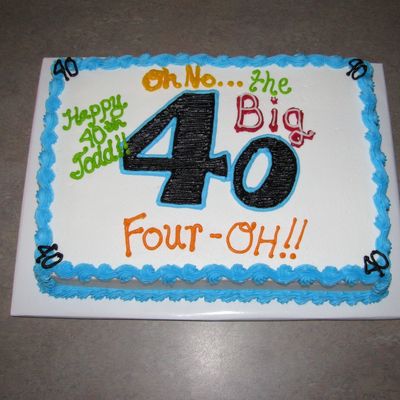 Oh No! The Big 4-0!