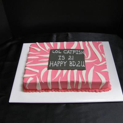 Pink Zebra Text Message