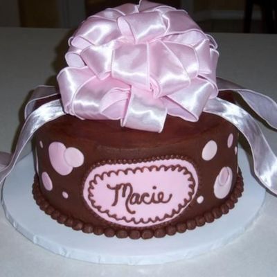 Macie's Pink And Brown Baby Shower