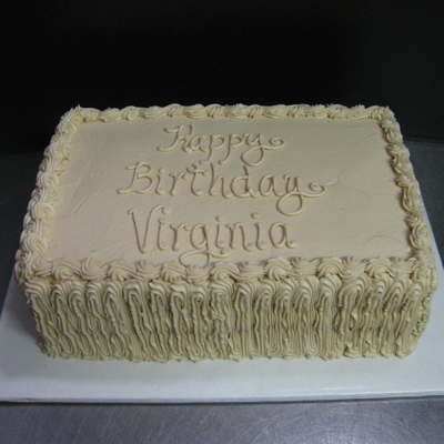 Caramel Iced Ganache Filled Birthday