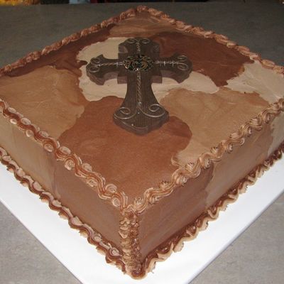 Camo Cross Cake