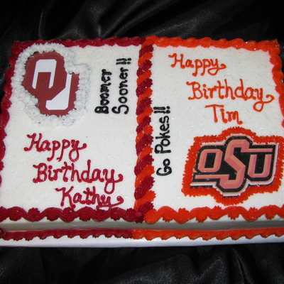 A Birthday Cake Divided