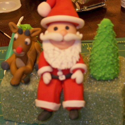 Fondant Santa