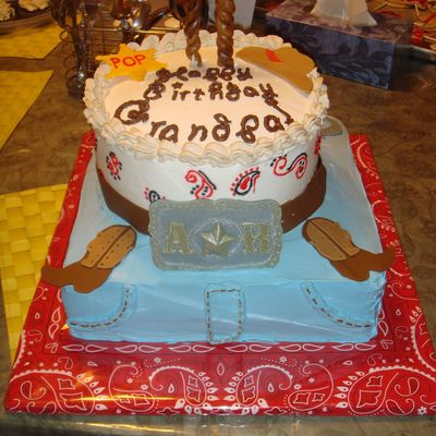 Western Birthday Cake