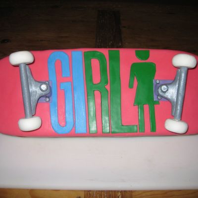 Skateboard Cake