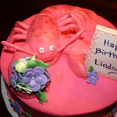 Lobster Birthday Cake