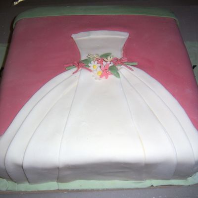 Wedding Dress Cake