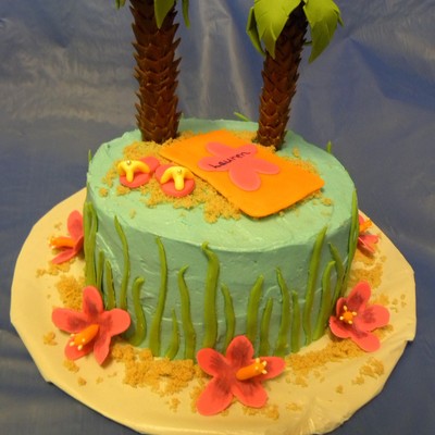 Beach Themed Cake