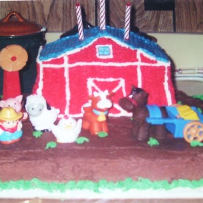 Red Barn Cake