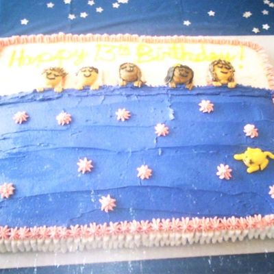 Slumber Party Birthday Cake