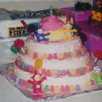 Teletubbies 1 Yr. Old Birthday Cake