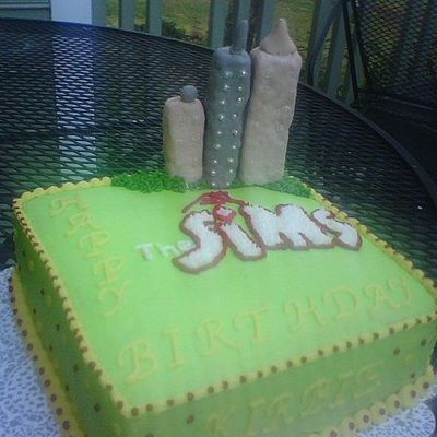 Sims City Cake