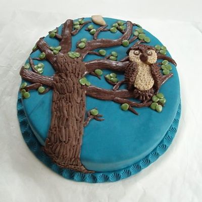 Owl On The Tree