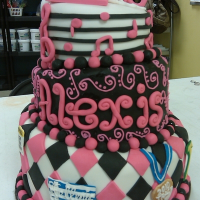 Lex's Hs Graduation Cake