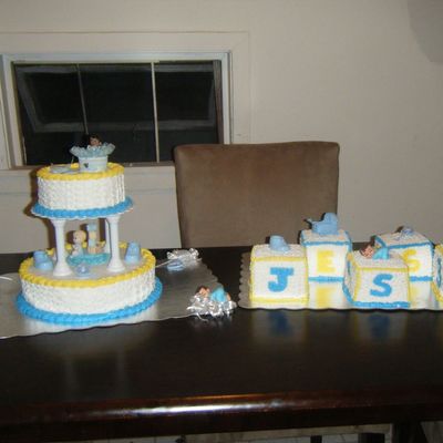 Boy Baby Shower Cake