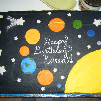 Solar System Cake