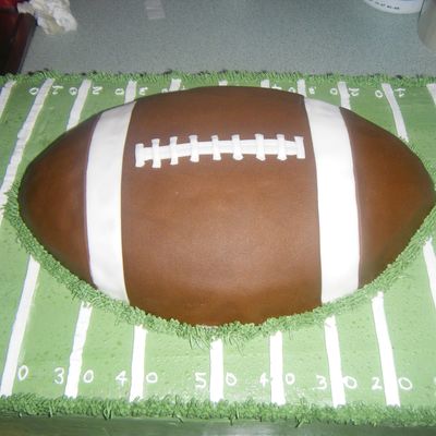 Football Birthday Cake