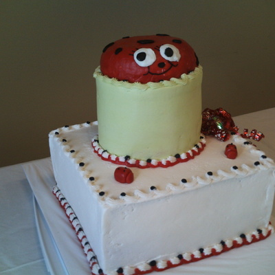 Ladybug Babyshower Cake