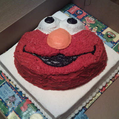 Elmo Cake