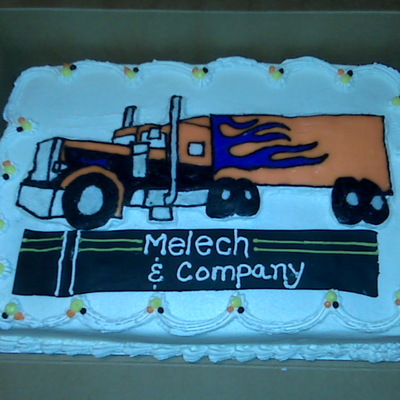 18 Wheeler Cake