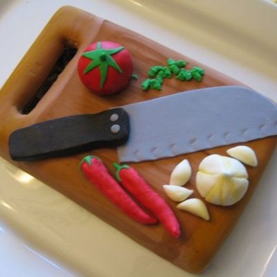 Cutting Board Cake