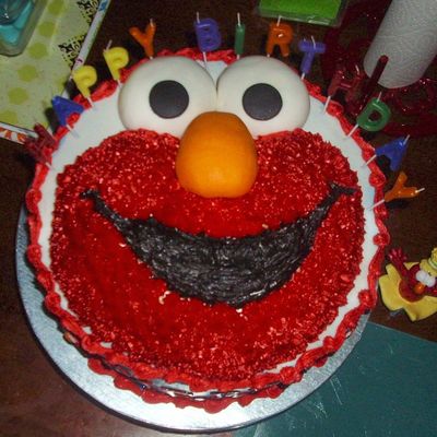 Elmo 3D Cake