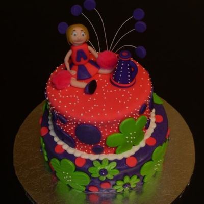 Amery's Cheerleader Cake